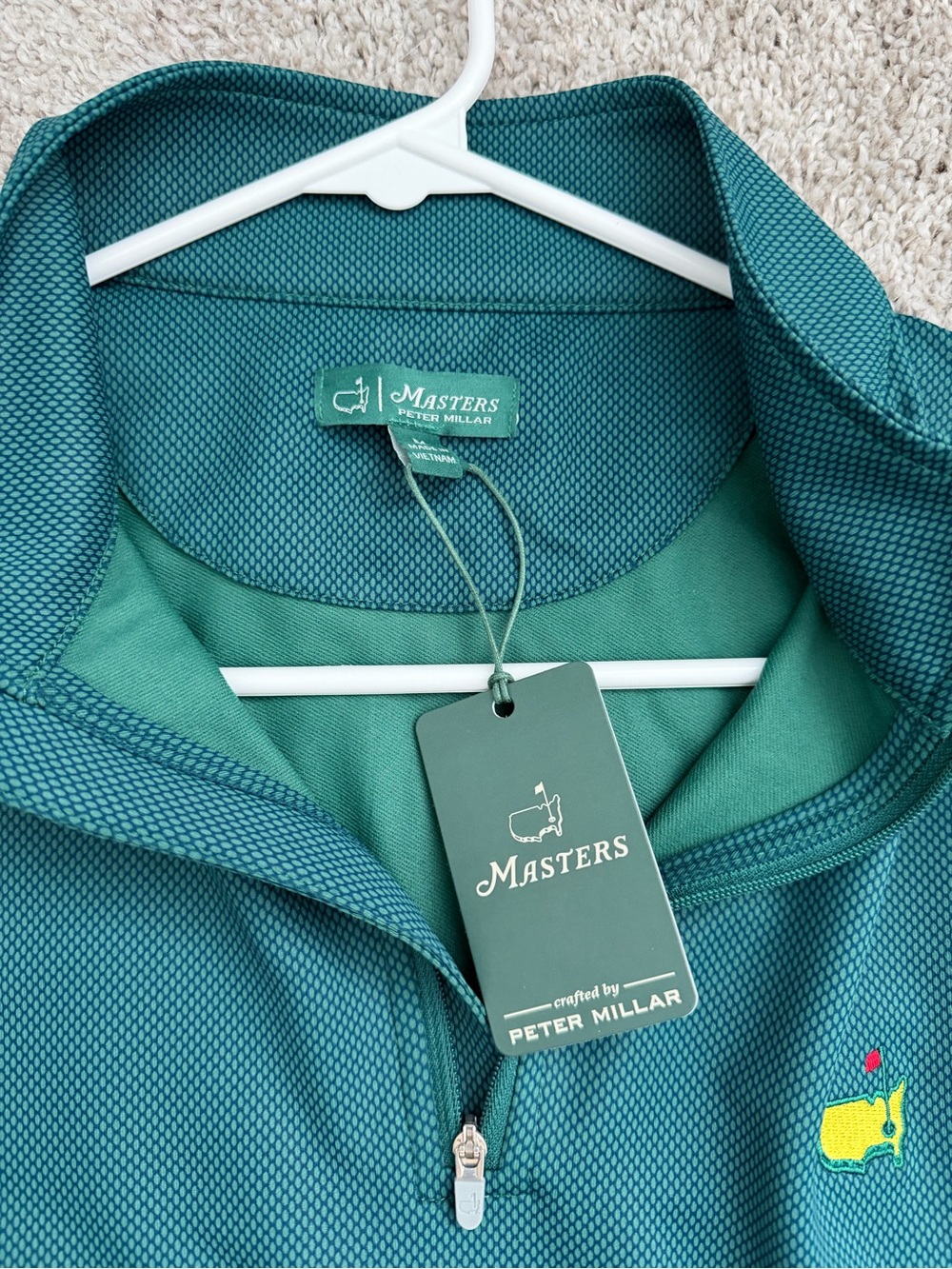 NEW Masters Peter Millar Quarter Zip - Picture 4 of 5